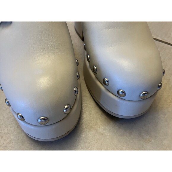 Dolce Vita Clogs Platform Boho Mule Clogs Studded Leather size 6 - Picture 3 of 10